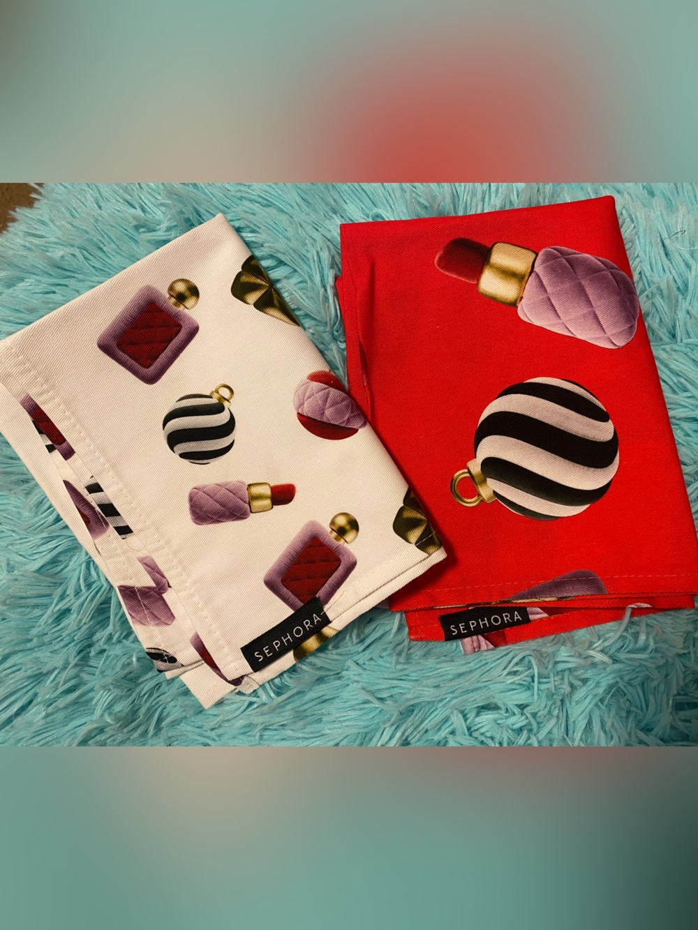 Sephora Limited Edition Holiday Tea Towels Set of 2